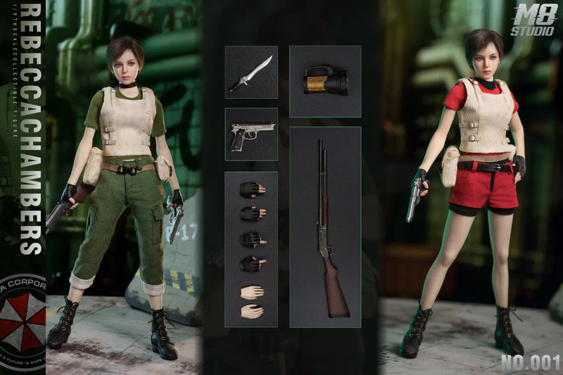 Presale M8 STUDIO No.001 1/6 Resident Zombie Evil Crisis Rebecca Action Figure