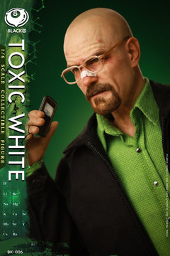 Black 8 Toys BK-006 1/6 Breaking Toxic Mr.White The Bad modelo de figura de acción