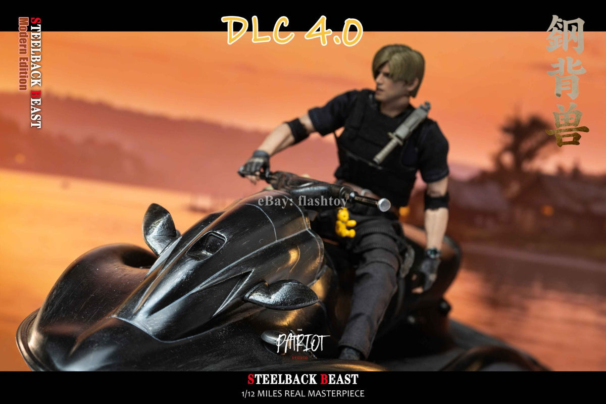 Preventa Patriot Studio 1/12 DLC 4.0 Motorboat Steelback Beast RPD Officer Leon