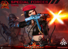 FLAGSET FS73048B 1/6 Red Alert Mobilize Troops Sniper modelo de figura de acción femenina
