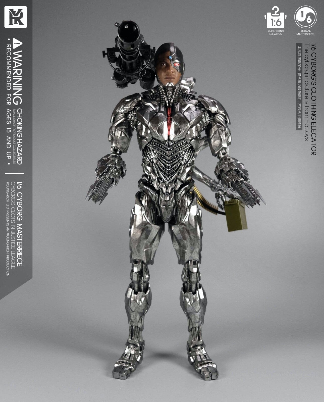 Youngrich Toys YR027 1/6 Justice League Cyborg Accessories Fit Hot Toys TMS057