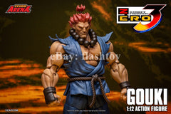 Preventa STORM ARENA SFSA07 1/12 Street Fighter Zero 3 Gouki modelo de figura de acción