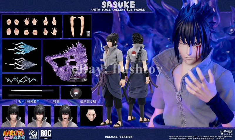 Presale ROCKETTOYS ROC-018 1/6 Uchiha Sasuke Collectible Action Figure Model Toy