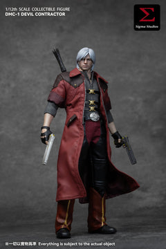 Preventa Sigma DMC-1 1/12 The Devil Crimson Dante May Cry modelo de figura de acción