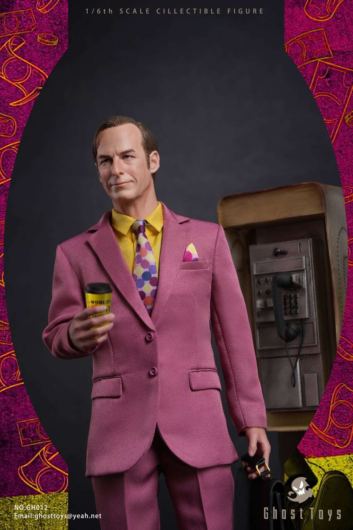 Presale Ghost toys GH-012 1/6 Better Call Seductive Saul Lawyer Goodman Action Figure