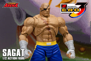 Storm Toys SFSA03 1/12 Street Fighter ZERO 3 SAGAT STORM ARENA Action Figure
