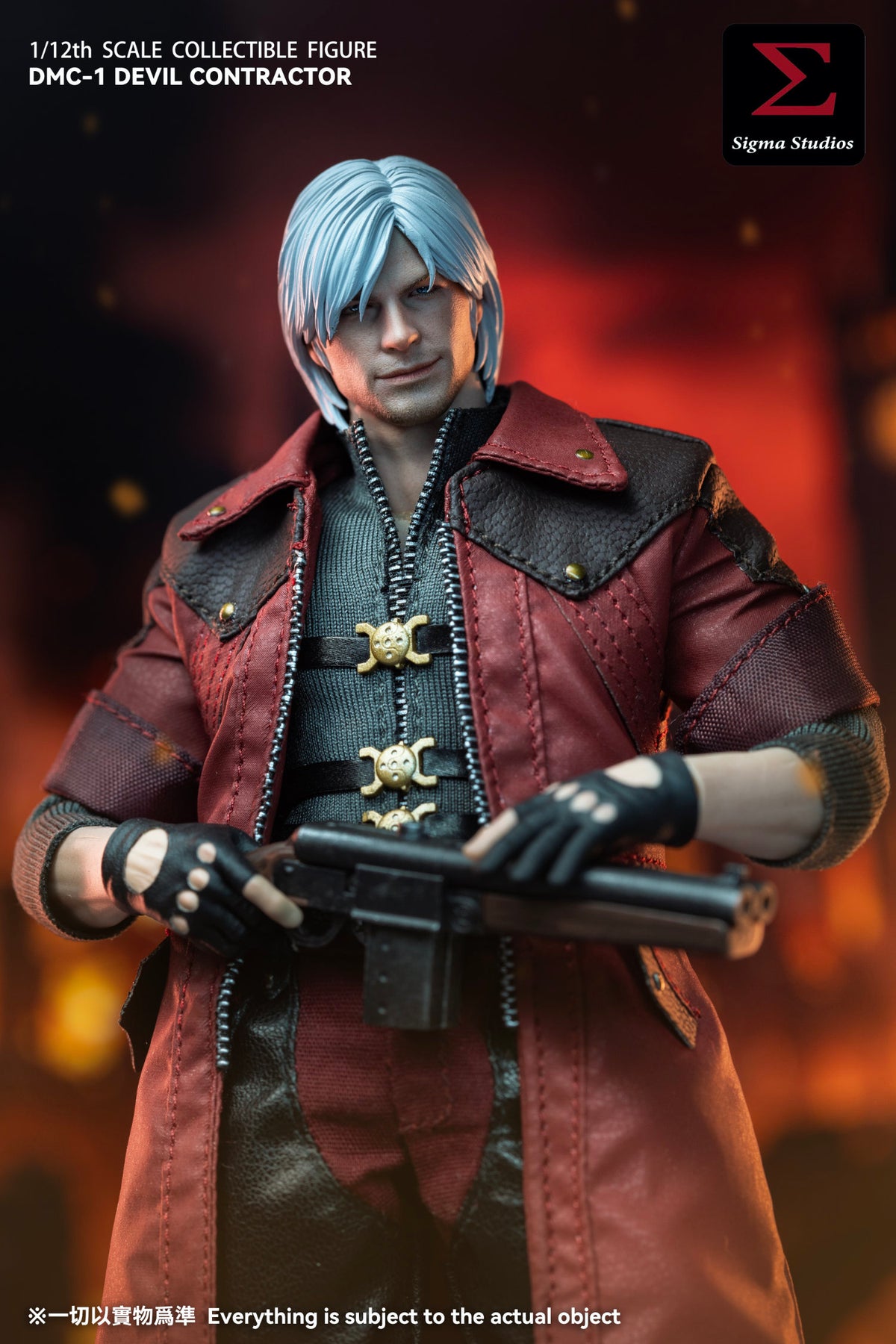 Presale Sigma DMC-1 1/12 The Devil Crimson Dante May Cry Action Figure Model Toy