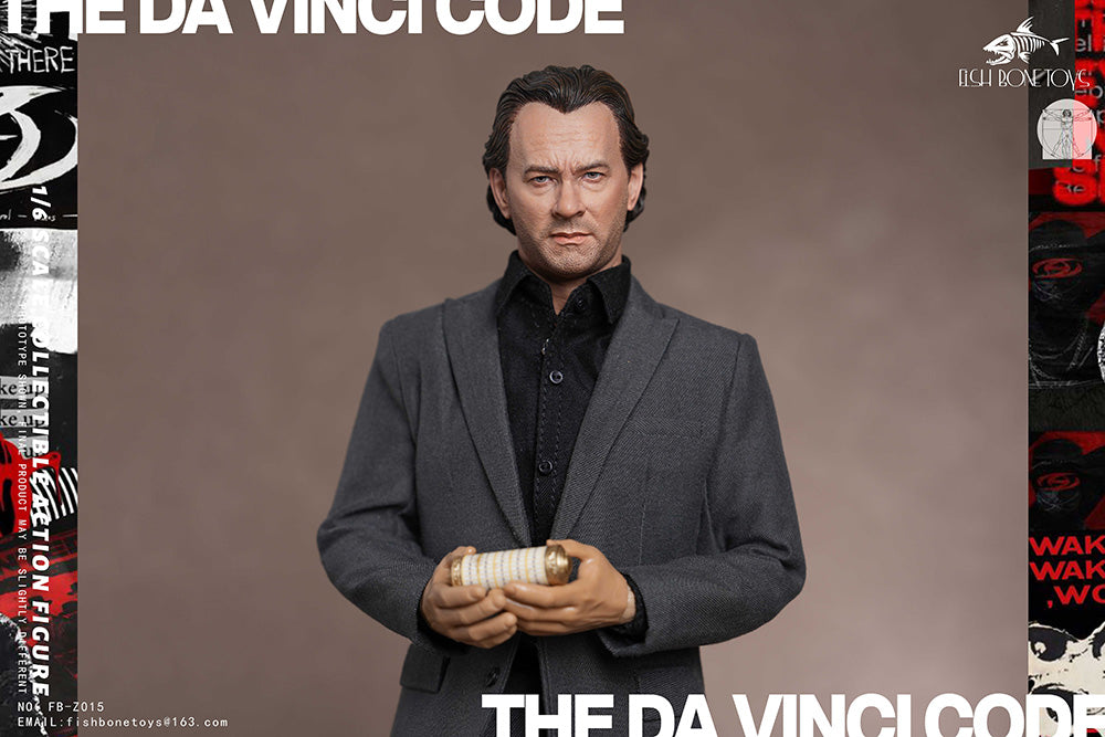 FISH BONETOYS FB-Z015 1/6 The Da Vinci Code Tom Male Action Figure Model Toy