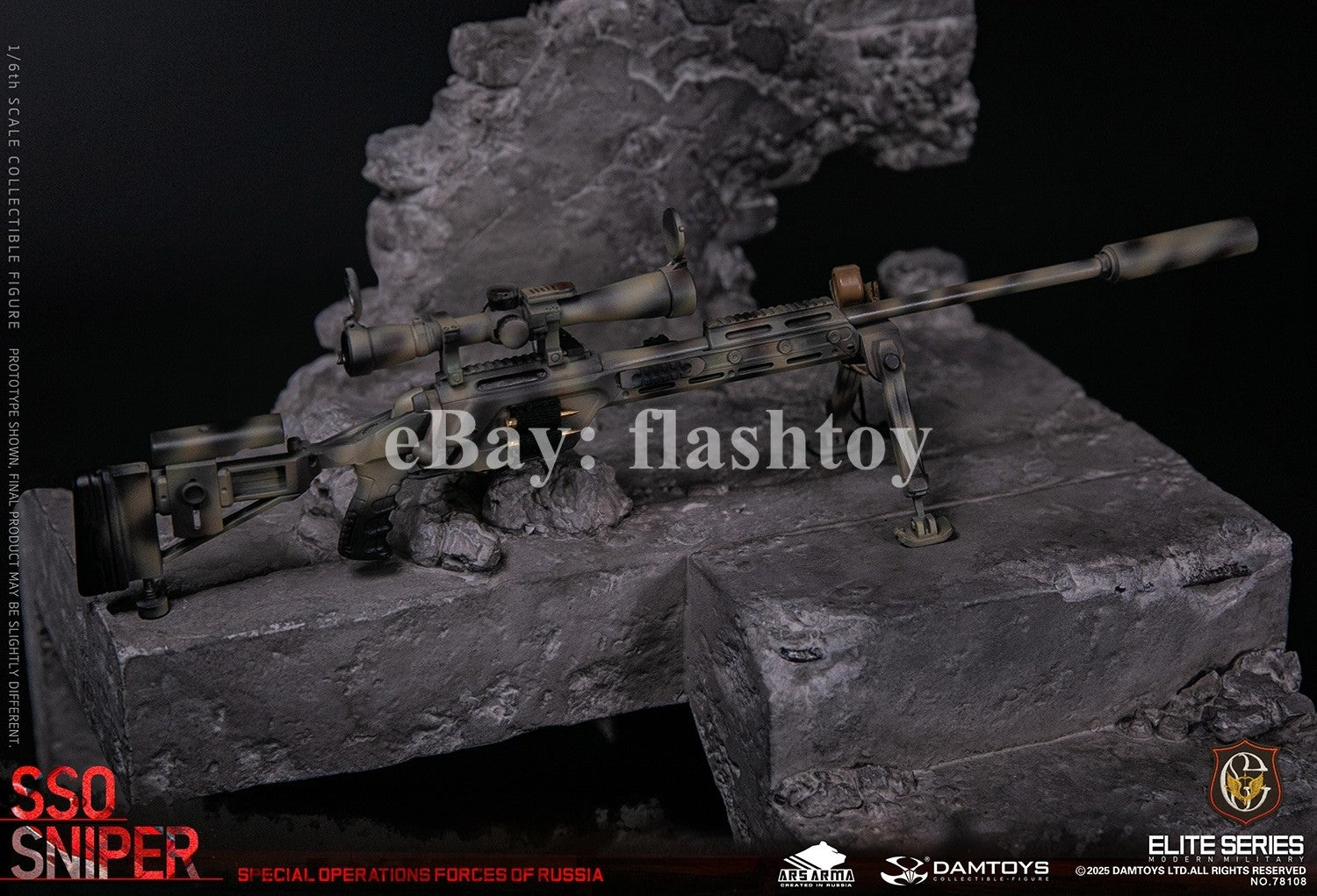 Presale DAMTOYS 78108 1/6 Special Operations Forces of Russia SSO Sniper Model