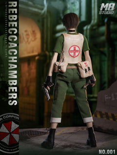 Preventa M8 STUDIO No.001 1/6 Resident Zombie Evil Crisis Rebecca figura de acción