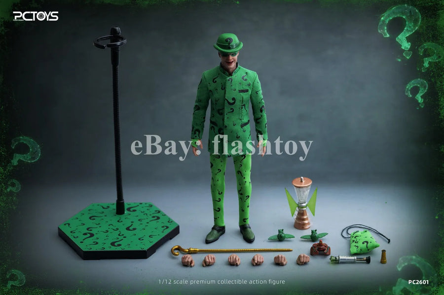 Preventa PCTOYS PC2601 1/12 Forever Riddler Carrey figura de acción masculina de colección