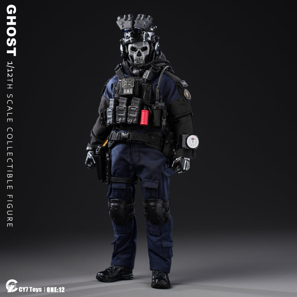 Presale CY7 Toys 1/12 Night Ghost 6" Collectible Action Figure Model Toy Soldier