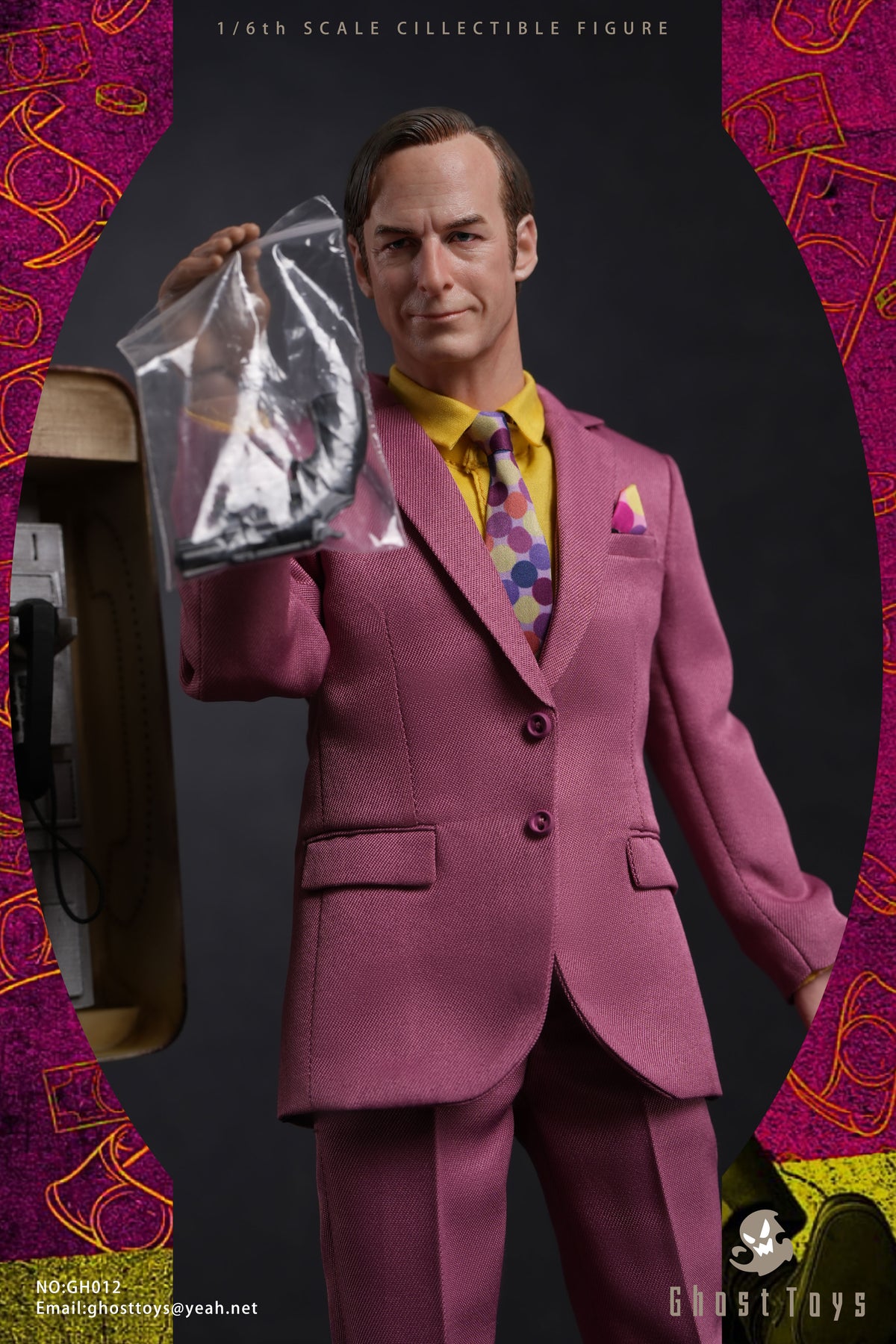 Presale Ghost toys GH-012 1/6 Better Call Seductive Saul Lawyer Goodman Action Figure