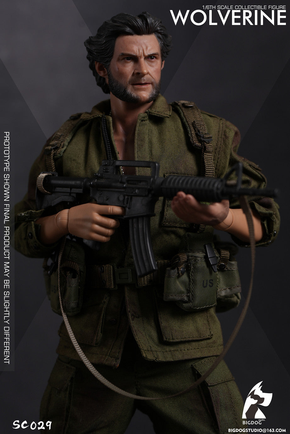 Presale BIGDOG STUDIO SC029 1/6 Vietnam War Wolverine Action Figure Model Toy