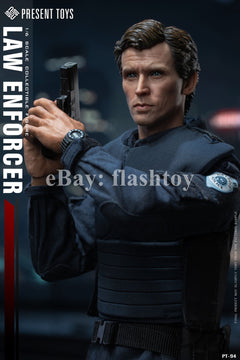 Preventa PRESENT TOYS PT-sp94 1/6 Law Enforcer Police Officer Murphy figura de colección