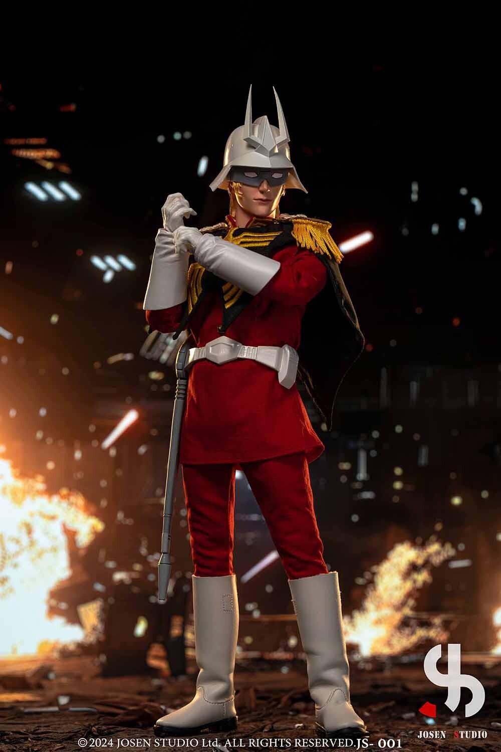 JOSEN STUDIO JS001 1/6 Char Aznable figura de acción masculina de colección
