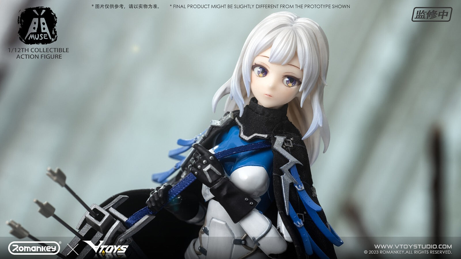 Romankey x VTOYS 1/12 MUSE 6" Collectible Female Action Figure Model Toy