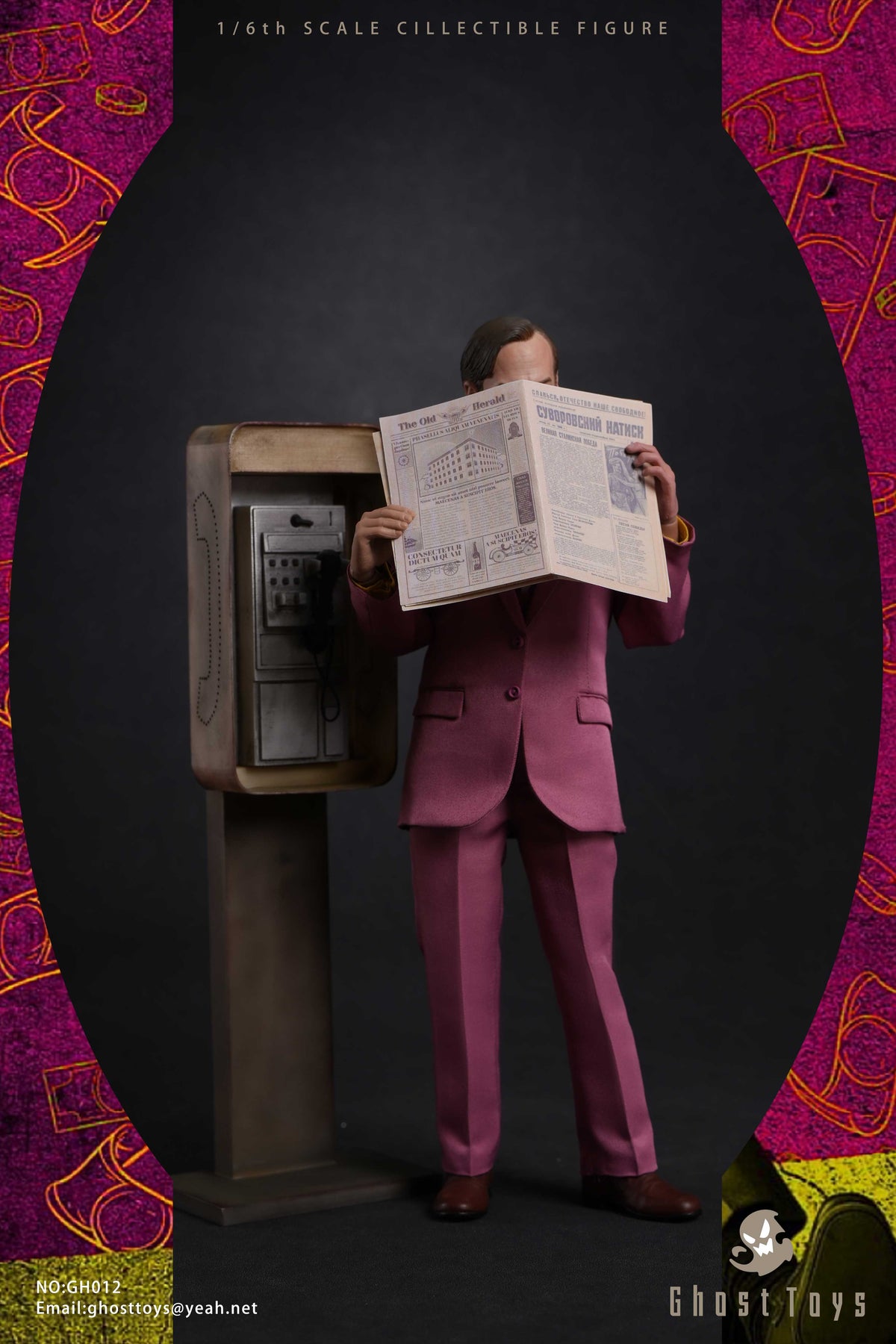 Presale Ghost toys GH-012 1/6 Better Call Seductive Saul Lawyer Goodman Action Figure