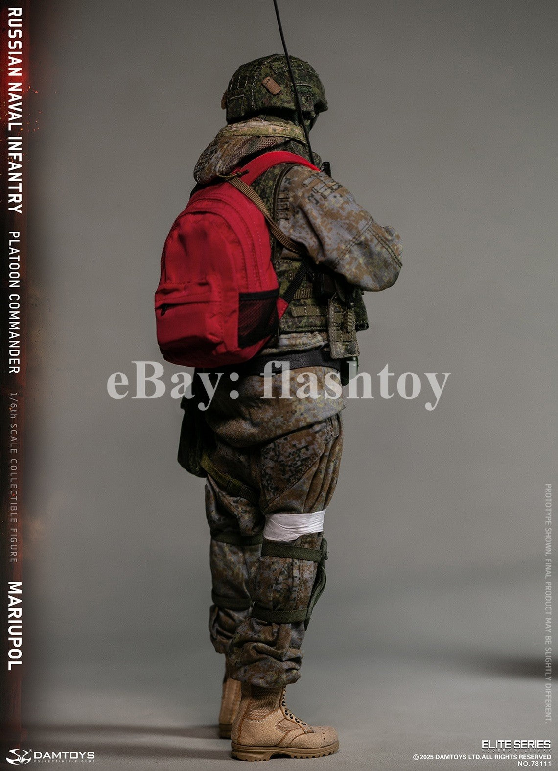 Presale DAMTOYS 78111 1/6 Russian Naval Infantry Commander Mariupol Figure Model