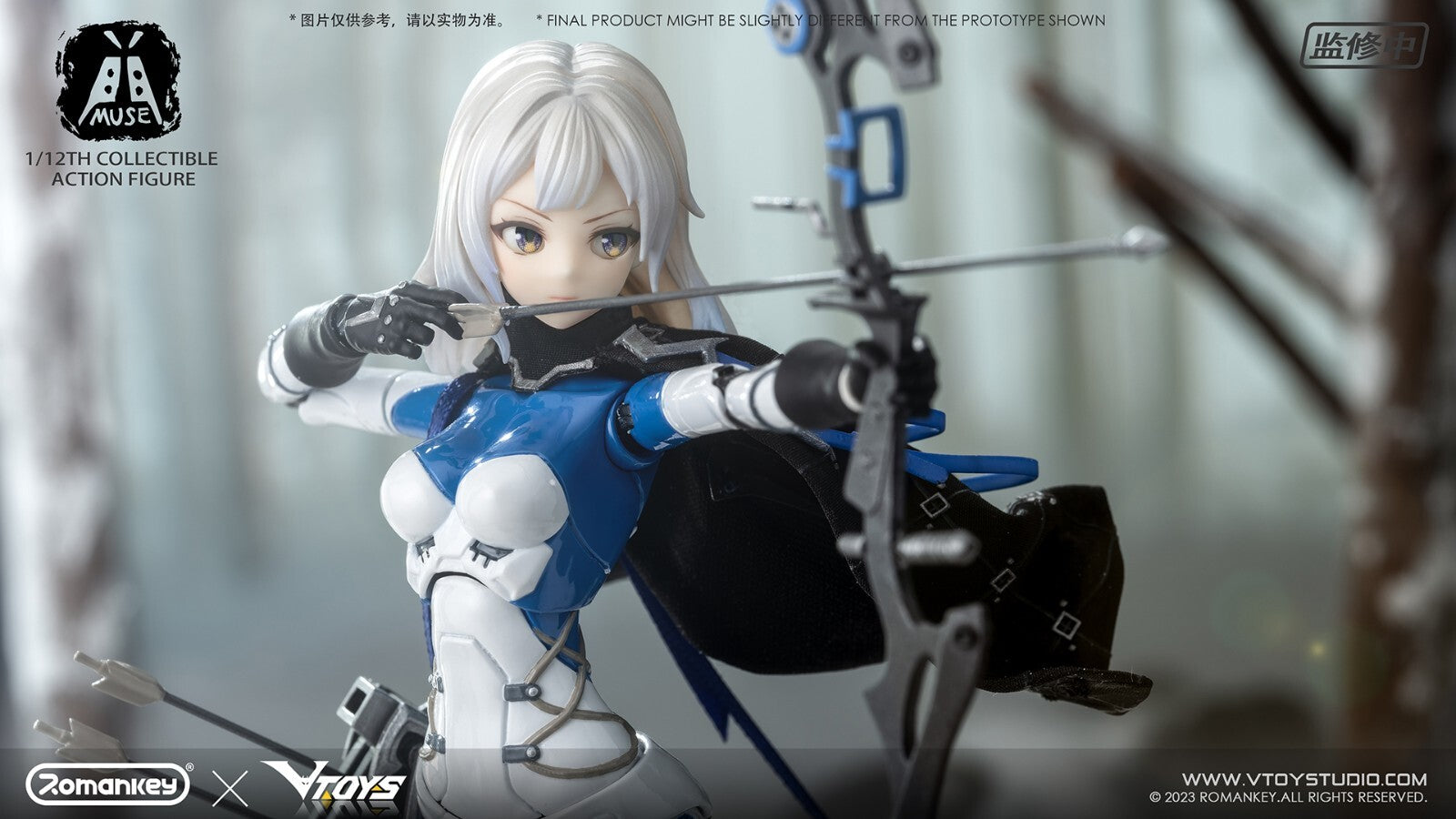 Romankey x VTOYS 1/12 MUSE 6" Collectible Female Action Figure Model Toy