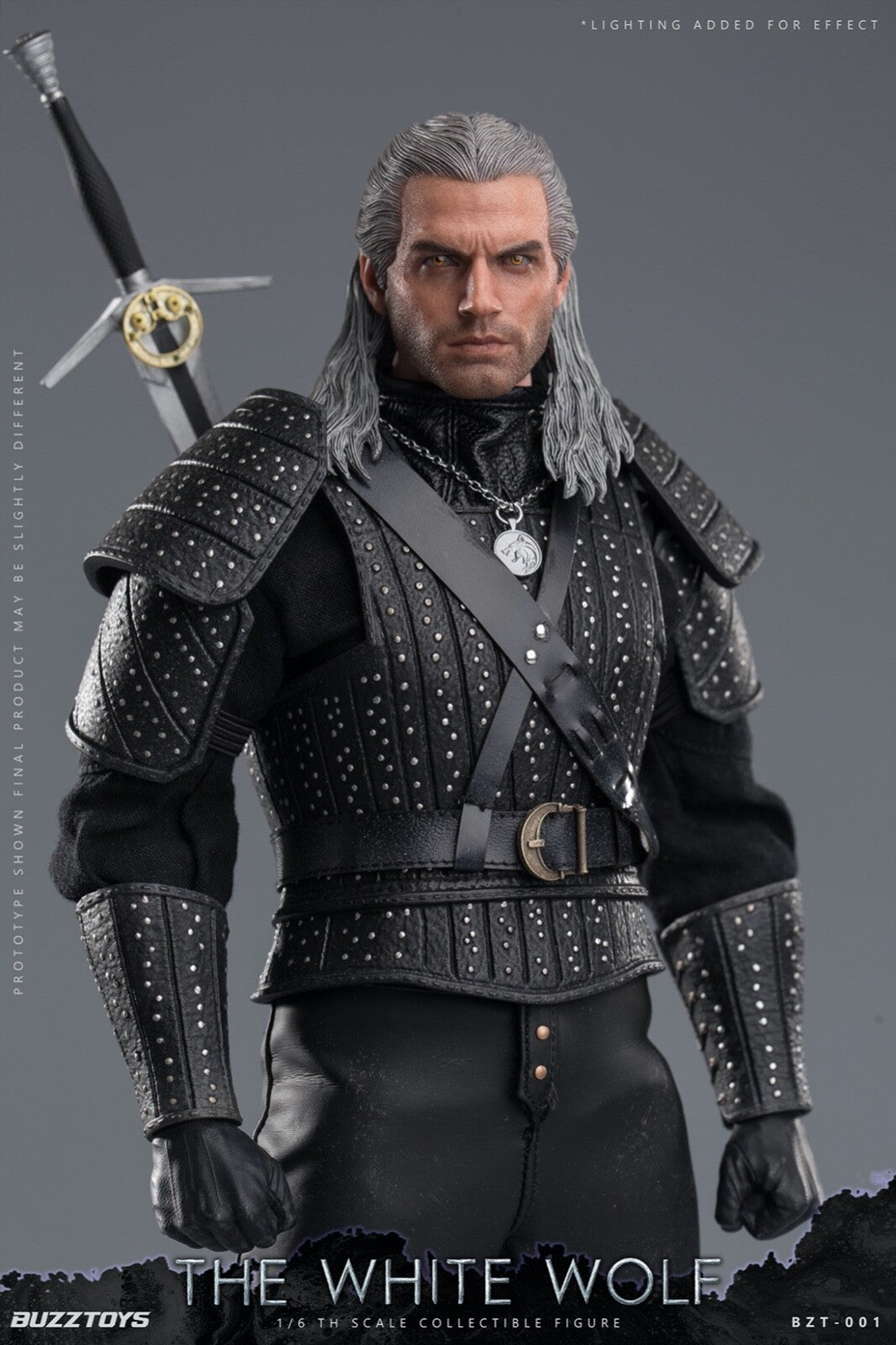 BUZZTOYS BUZ001 1/6 The Witcher The White Wolf Geralt Henry 12" Action Figure