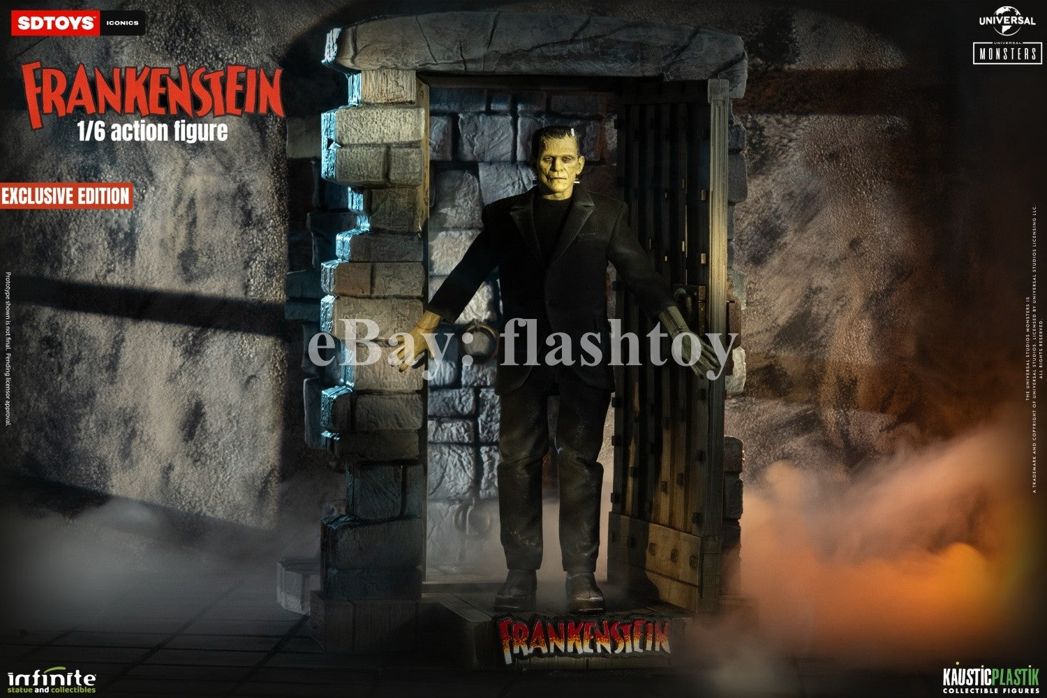 Presale Infinite Statue 1/6 Frankenstein Male Action Figure Model Deluxe Ver.