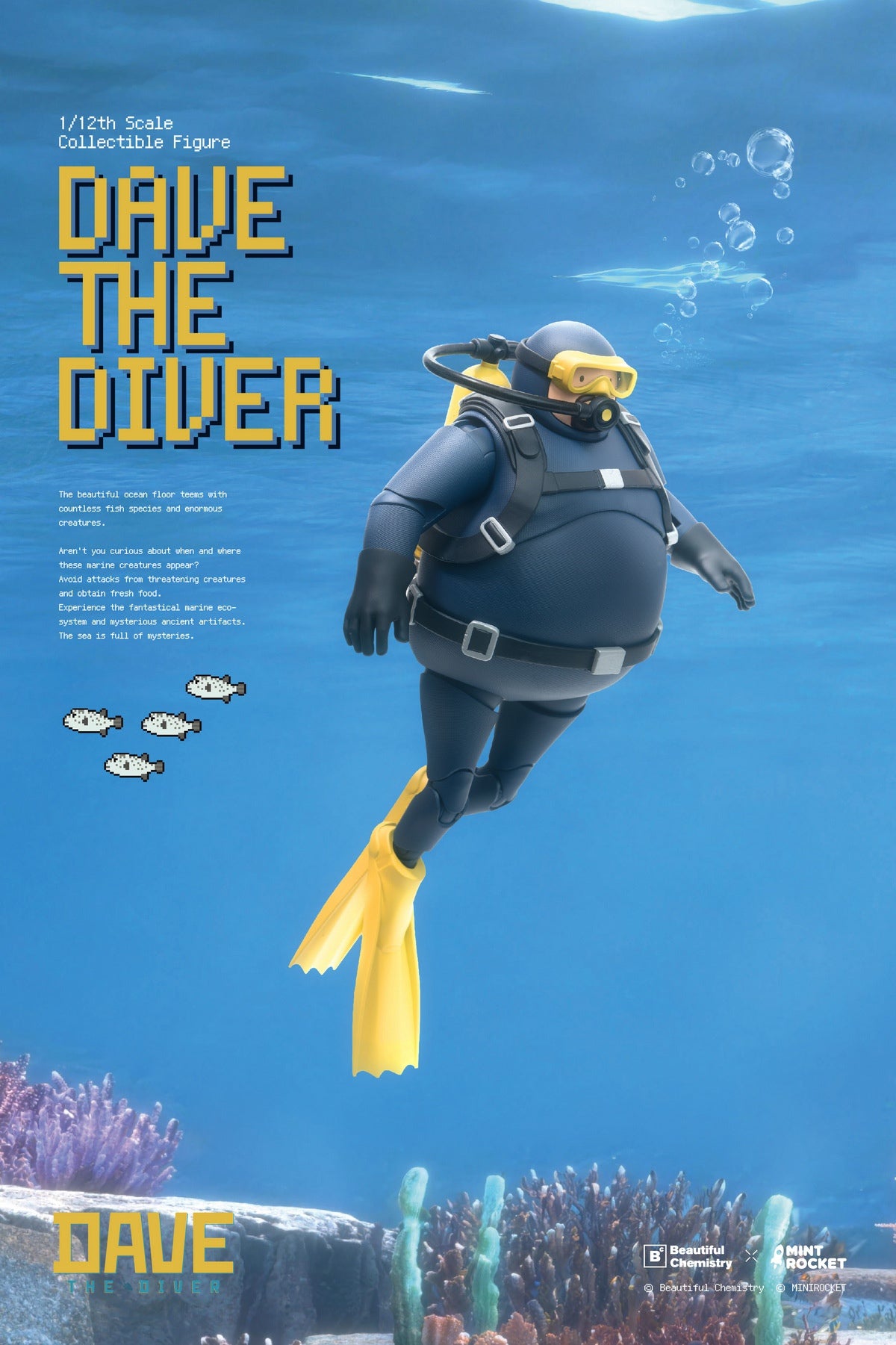 Presale Beautiful Chemistry BC202526 1/12 Dave The Diver Action Figure Model Toy