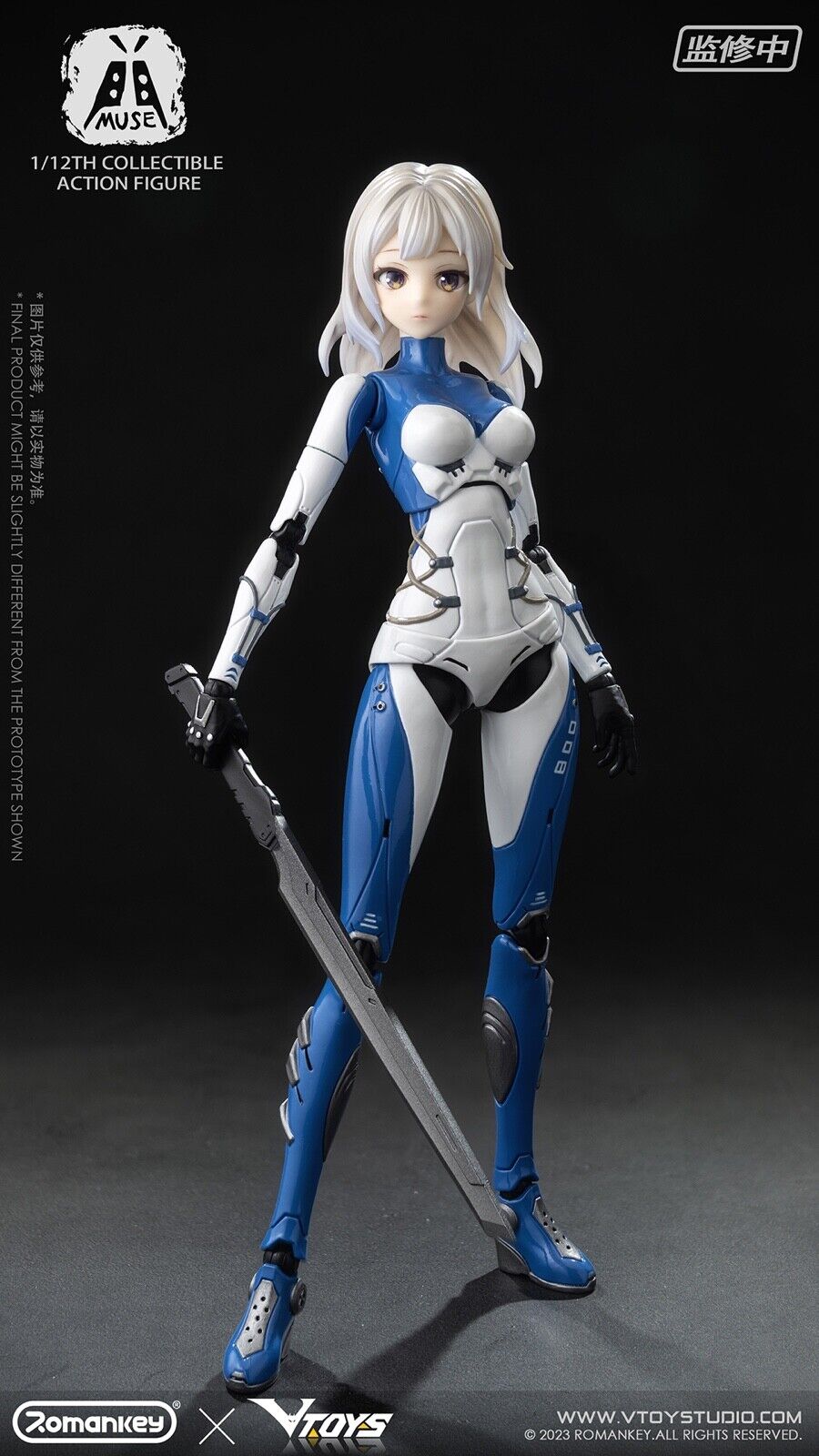 Romankey x VTOYS 1/12 MUSE 6" Female Action Figure Movable Eyes Model Toy