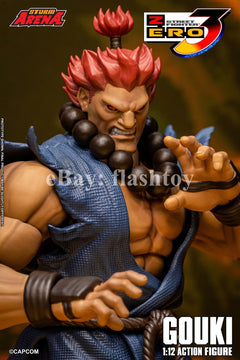 Preventa STORM ARENA SFSA07 1/12 Street Fighter Zero 3 Gouki modelo de figura de acción