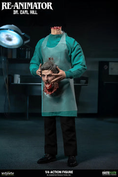 Preventa Infinite 1/6 Re-Animator Doctor Carl Hill modelo de figura de acción masculina versión estándar.