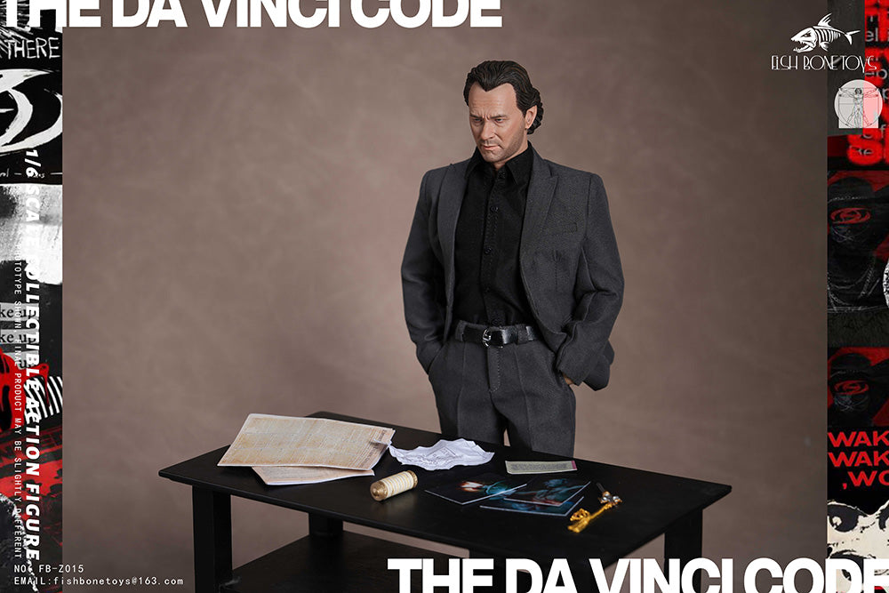 FISH BONETOYS FB-Z015 1/6 The Da Vinci Code Tom Male Action Figure Model Toy