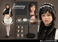 Presale True1Toys JC2130 1/6 Maid Jiminy Action Figure Model Toy Plastic Hair