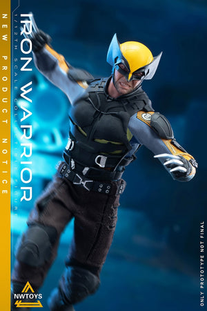 Nwtoys 1/12 Iron Warrior Logan 6" Collectible Male Action Figure Model Toy