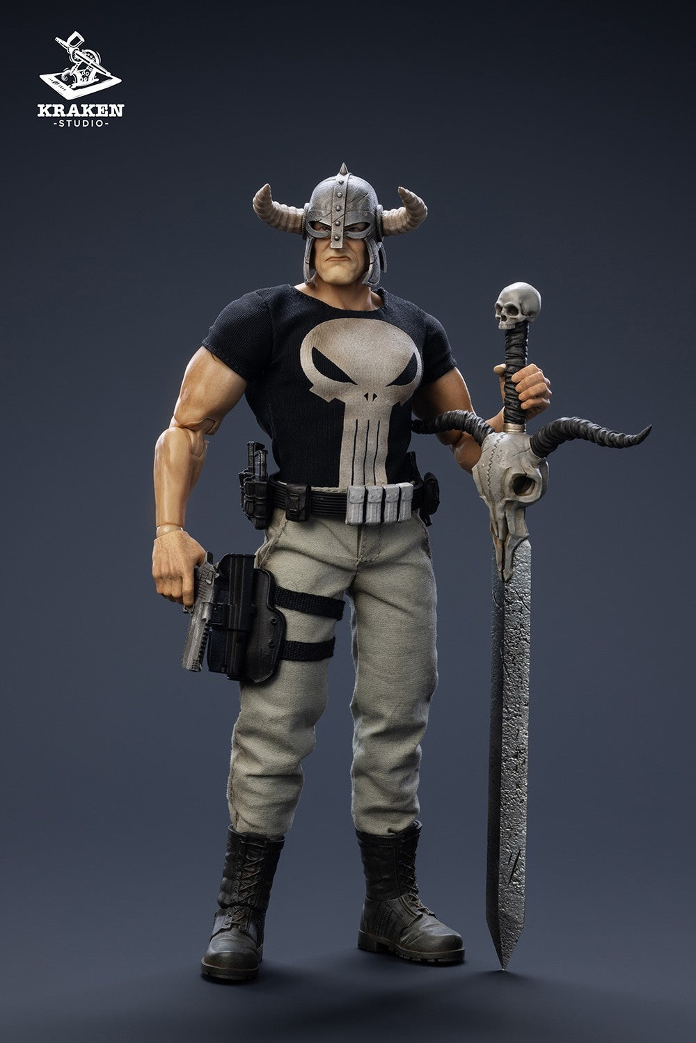 KRAKEN Studio 1/12 Crime Buster Frank 6" Male Action Figure Model Deluxe Ver.