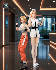 Preventa BoxQi Studio HQ04 1/6 Tsunade Nurse Cosplay modelo de figura de acción femenina