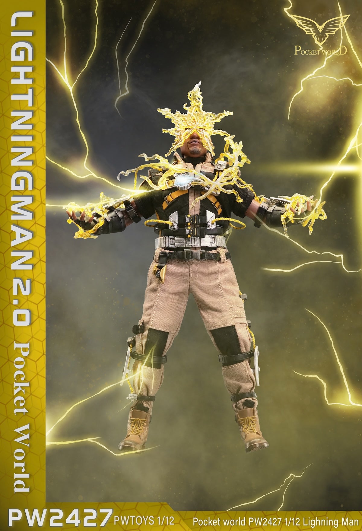 PWTOYS PW2427 1/12 Spider Man Electro 2.0 Collectible Male Action Figure Model