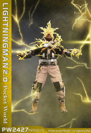 PWTOYS PW2427 1/12 Spider Man Electro 2.0 Collectible Male Action Figure Model