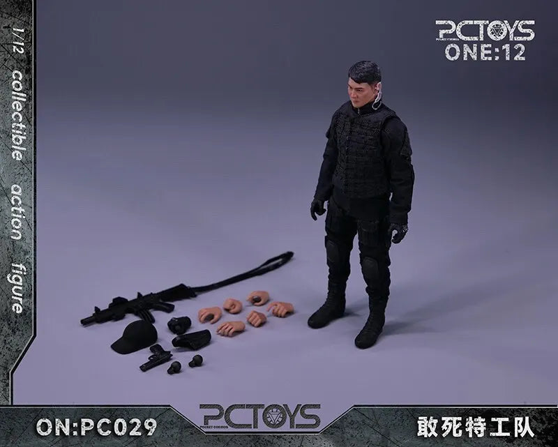 PCTOYS PC029 1/12 The Special Forces Li 6" Male Soldier modelo de figura de acción