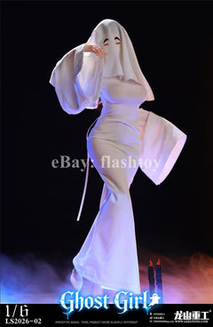 Preventa Longshan LS2026-02 1/6 Ghost Girl Luna figura de acción femenina Cosplay Ver.