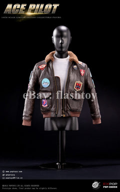 Preventa POPTOYS EX059 1/6 ACE Pilot Mitchell The Gun figura de acción Jacket Ver.
