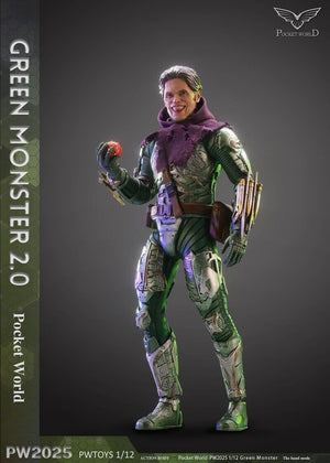 PWTOYS PW2025 1/12 Norman Osborn Green Goblin 6" Male Action Figure Model Toy