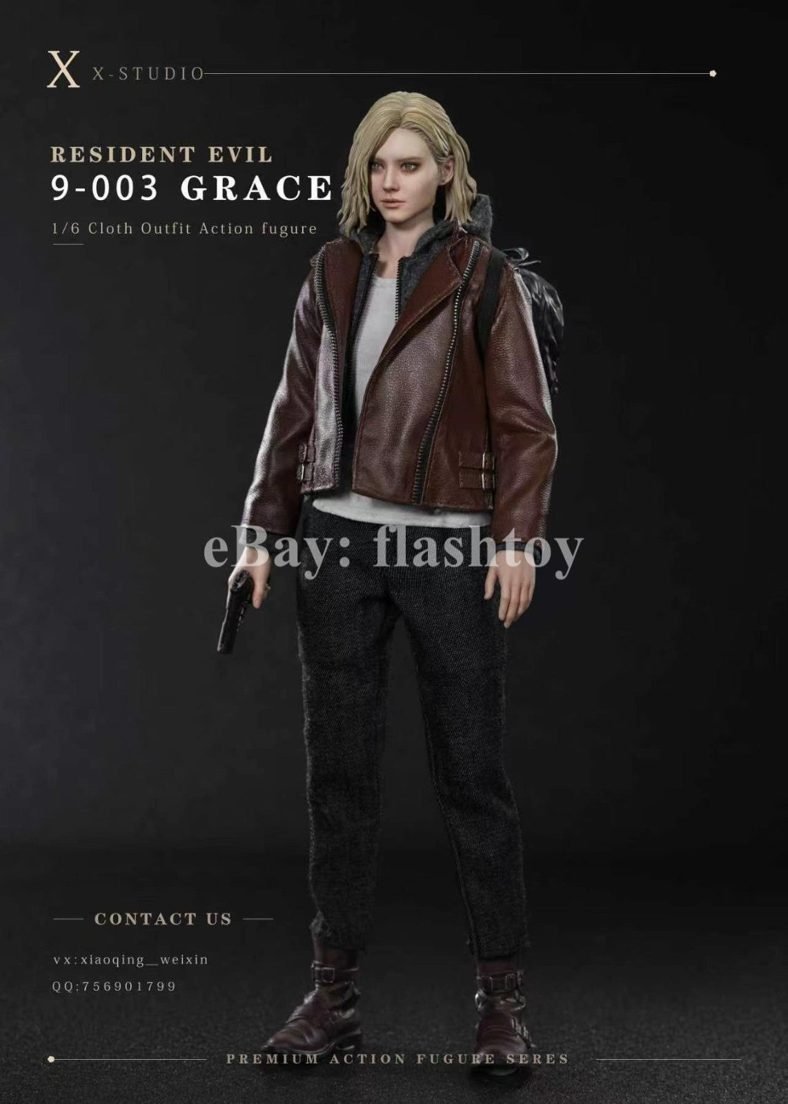 Preventa X-STUDIO 1/6 Investigative Reporter Grace modelo de figura de acción femenina RE9