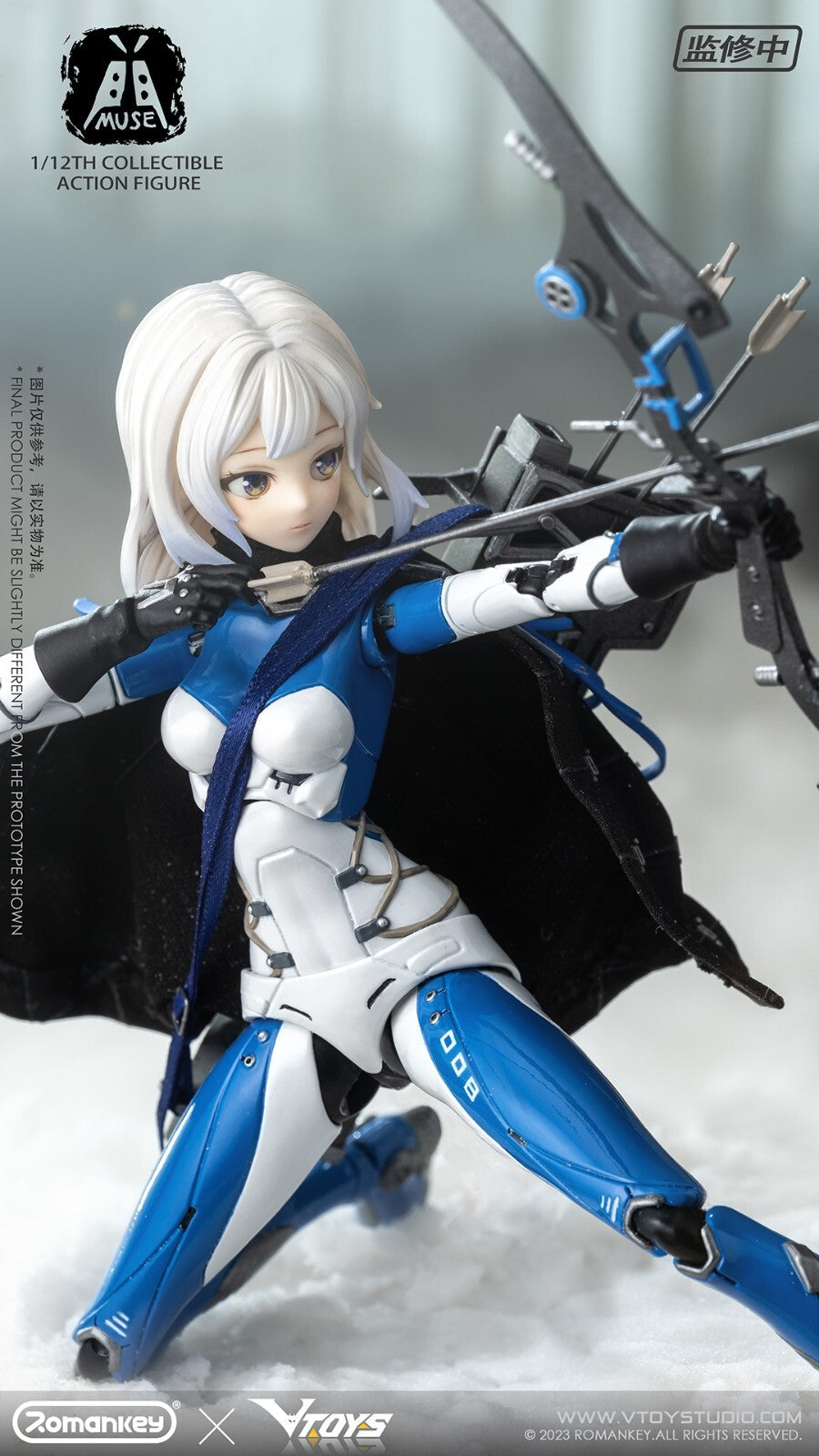 Romankey x VTOYS 1/12 MUSE 6" Collectible Female Action Figure Model Toy