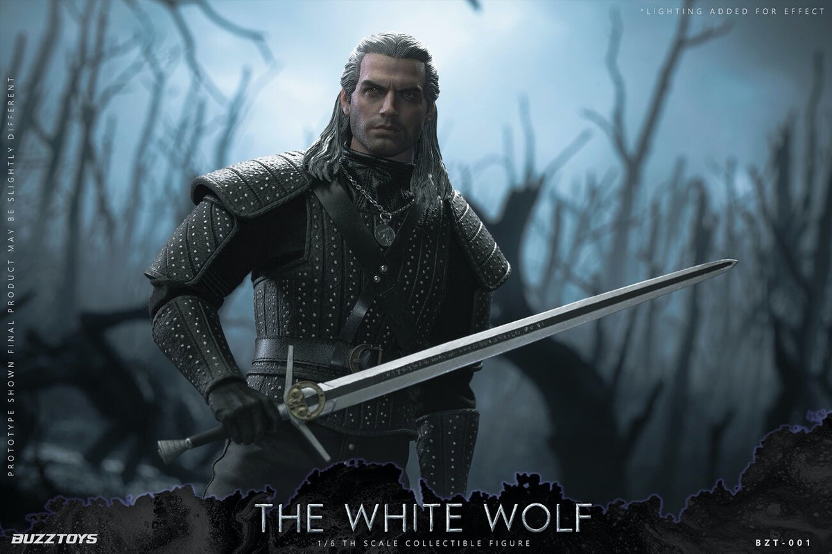 BUZZTOYS BUZ001 1/6 The Witcher The White Wolf Geralt Henry 12" Action Figure