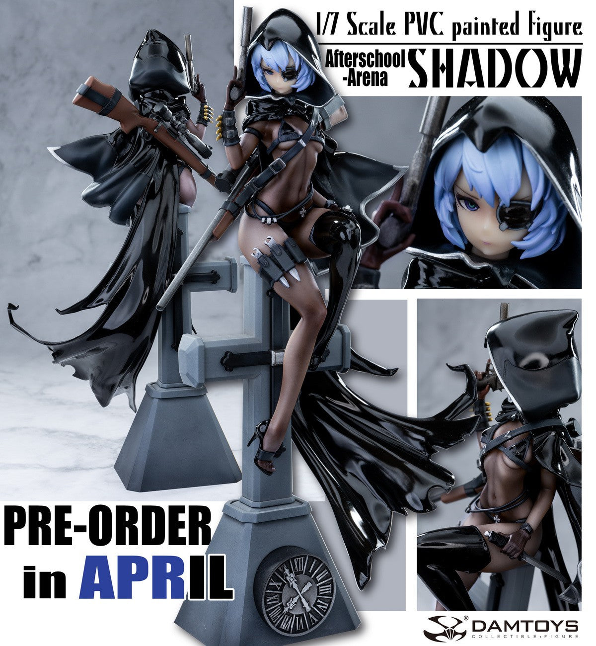 DAMTOYS DMF005 1/7 アフタースクール・アリーナ No.5：シャドウ フィギュアスタチューモデル