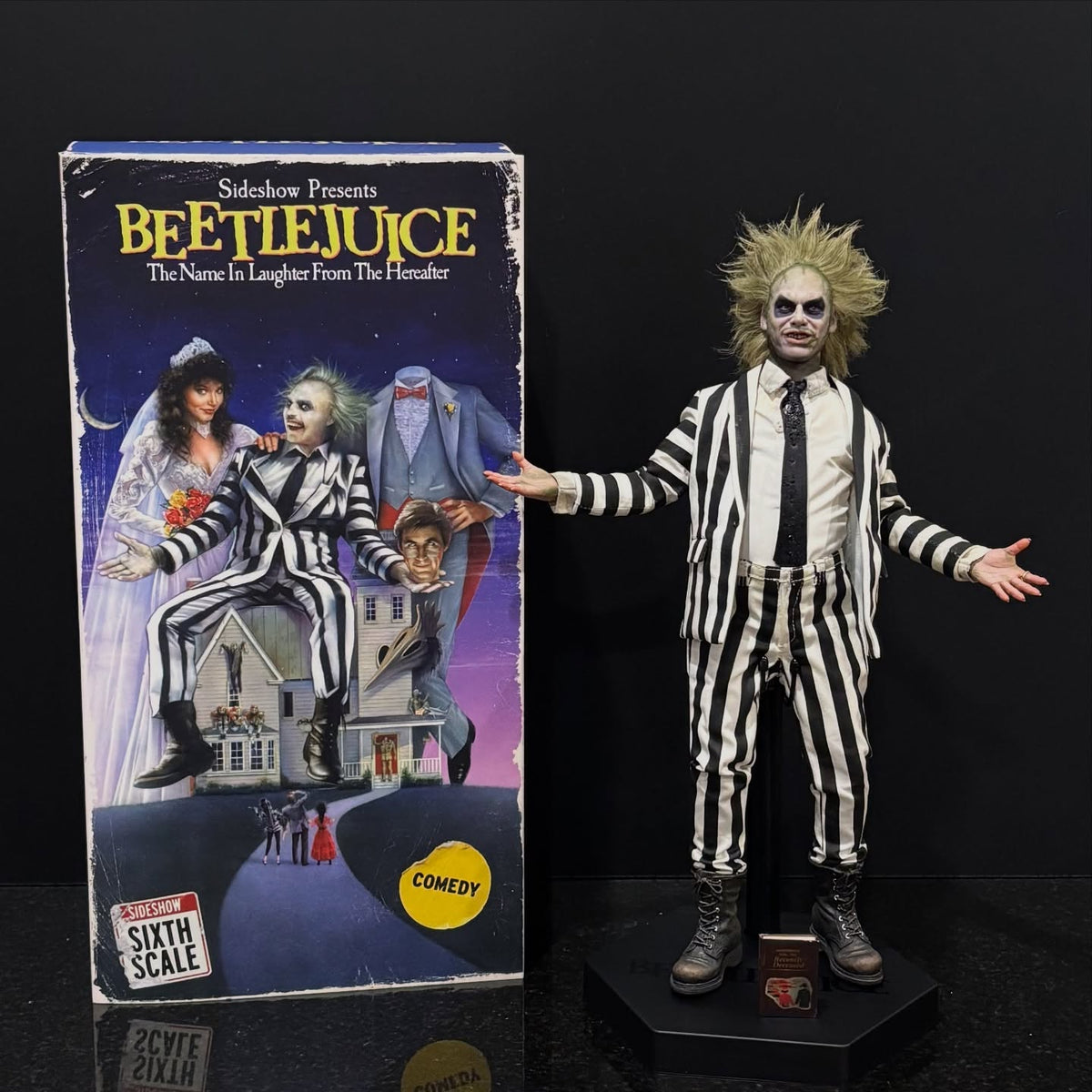Sideshow 100490 1/6 Beetlejuice Michael Keaton Male Action Figure Model Toy