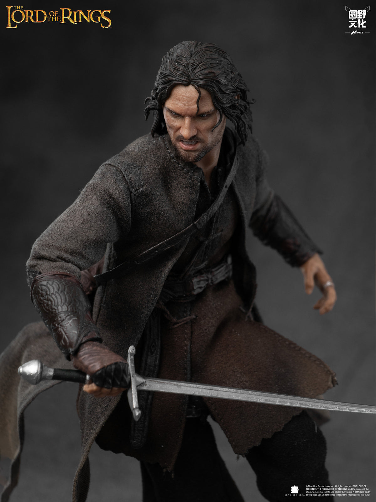 Presale YUANYE 1/12 The Lord of the Rings Aragorn II Action Figure Standard Ver.