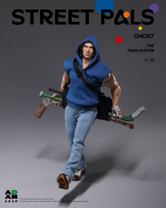 Preventa ADAM ADS-001 1/12 Street Pals Ghost The Fear Hunter modelo de figura de acción