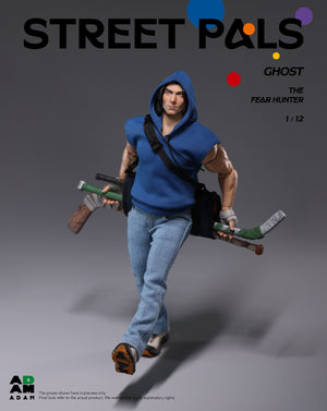 Presale ADAM ADS-001 1/12 Street Pals Ghost The Fear Hunter Action Figure Model