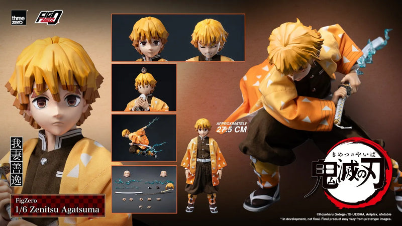 Presale Threezero 3Z06690W0 1/6 Demon Slayer: Kimetsu no Yaiba Zenitsu Agatsuma